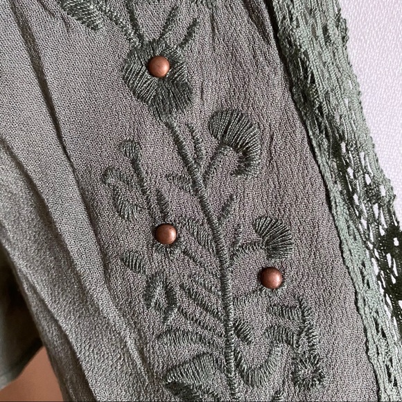 Sage The Label Embroidered Wrap Dress - Picture 6 of 10